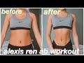 ABS IN A WEEK?! | i tried the alexis ren ab workout for a week