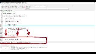 Topic insertion sort final project in computer programming 2