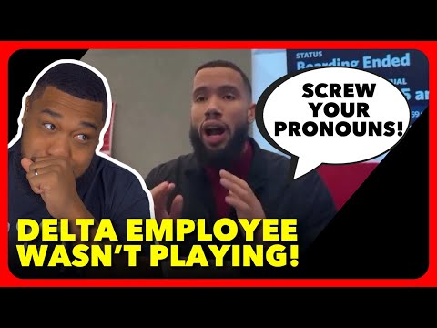 Delta Worker GOES OFF On "Non Binary" Passenger CRYING Over Being MISGENDERED