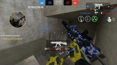 Bullet Force - suppressed Mp7 Nuke (forgot about it)