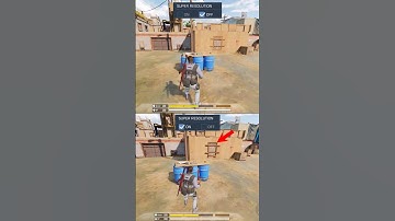 Super Resolution Setting 💯 Pro Setting in Cod Mobile #shorts #codm