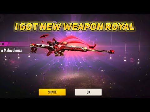I got new M82B skin in weapon royal