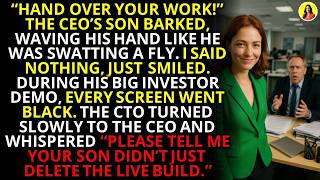 CEO's Son Deleted Live Build – My Revenge Was Calculated 💼 | #OfficeJustice