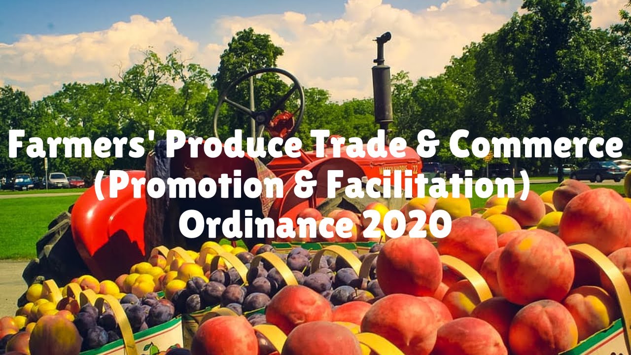 Q.8 Farmers' Produce Trade & Commerce (Promotion & Facilitation