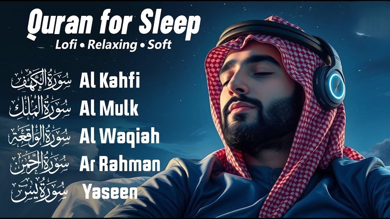 Recitation of Surah Al Qur'an in the Middle of a Peaceful Rainy Night for Deep Spiritual Reflection