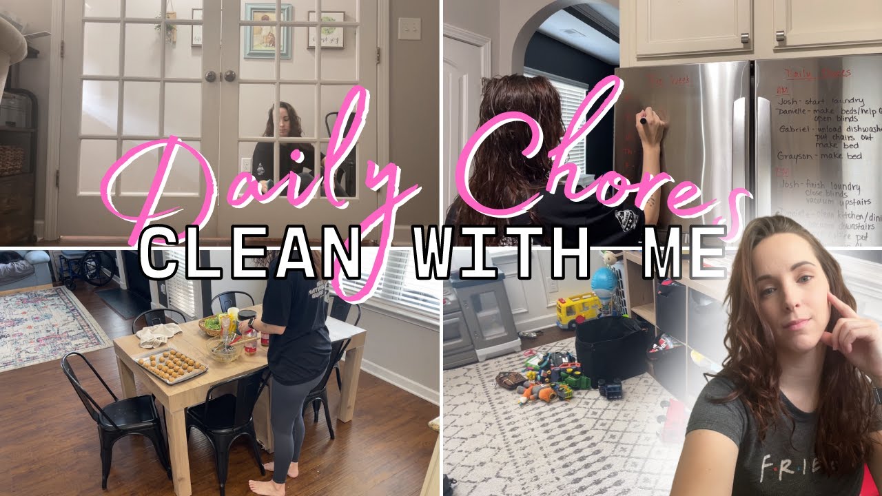 Daily Upkeep // Cleaning Motivation // Cleaning with Chronic Illness ...