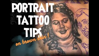 TATTOOING BROWN / DARK SKIN: HOW TO DO PORTRAIT TATTOOS USING BISHOP WAND SHADER ??
