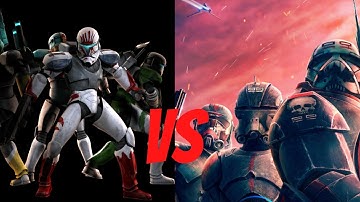 Clone Force 99 vs Delta Squad in The Bad Batch ?!?!
