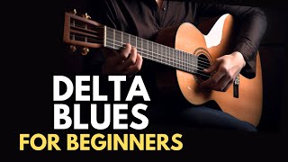 Easy Delta Blues Fingerstyle Arpeggio | Beginner Blues Guitar Lesson Profile