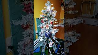 baby and mom first christmas tree! everything from #familydollar and #dollartree 🤶🧑‍🎄🎁🎄