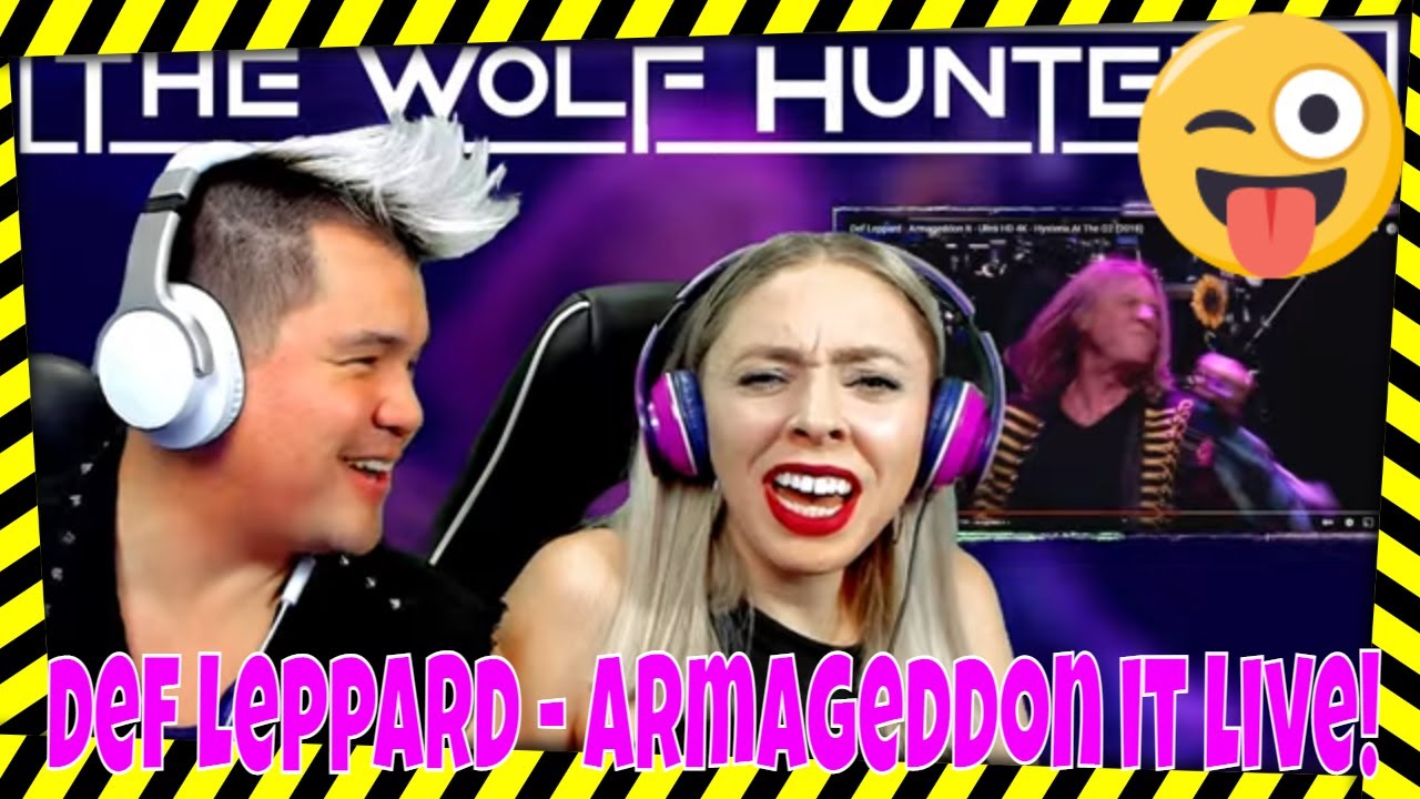 Def Leppard - Armageddon It - Ultra HD 4K - Hysteria | THE WOLF HUNTERZ Jon and Dolly Reaction