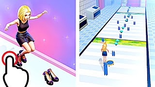 Heel Cross Dancing - Heel Cross High Girl Run - All Levels iOS Android GamePlay #2 screenshot 2