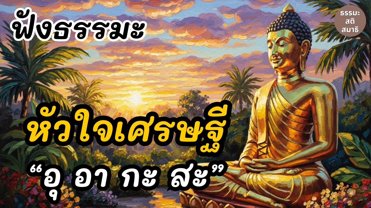 หัวใจเศรษฐี: 4เคล็ดลับสู่ความมั่งคั่งที่ยั่งยืน (ทิฏฐธัมมิกัตถะ) | ธรรมะ สติ สมาธิ