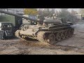 Loading a Czech T-55 AM2 tank