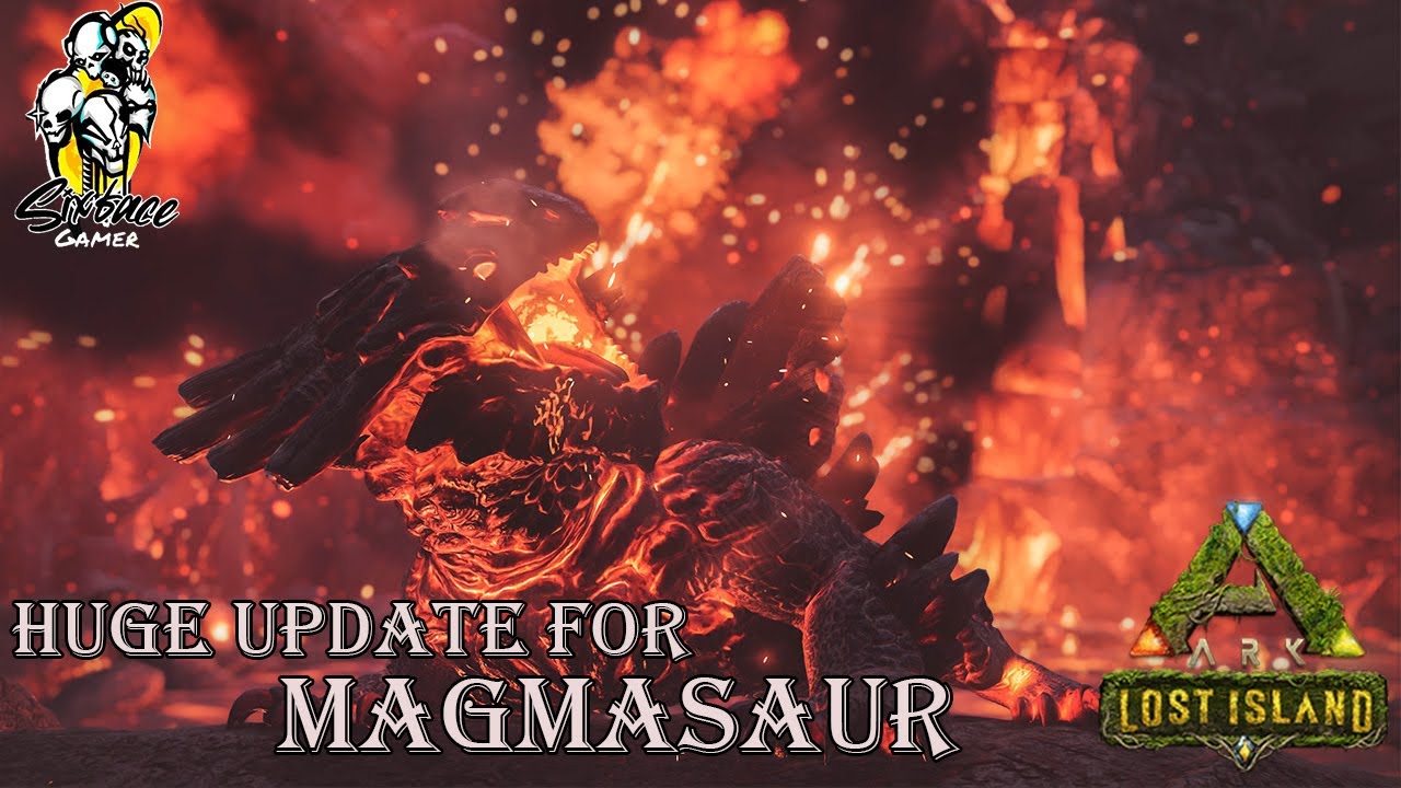 Ark Huge Update for Magmasaur Ark Lost Island No need ambergris