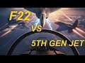 F-22 Raptor vs all Fifth Gen Fighter 🔥 | Modern Warships