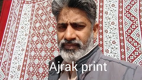 Ajrak print Sindhi Ajrak Sindhi Ajrak making process