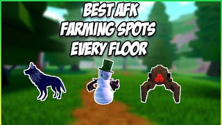 Best AFK Faming Spots On All Floors [1-12] || Swordburst 2