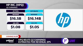 HP earnings beat on top and bottom lines