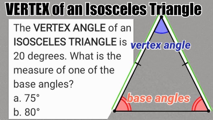 What Is A Vertex Angle Of An Isosceles Triangle what-is-a-vertex-angle-of-an-isosceles-triangle