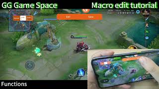GG Game Space Tutorial - Macro Editor