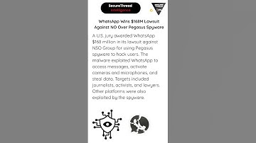 WhatsApp Wins $168M Lawsuit Against NO Over Pegasus Spyware