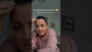 Punir par le silence 🙄 #santémentale #relations