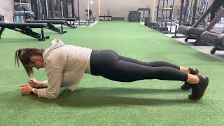 Forward to Back Rocking Plank