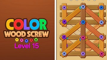 Color Wood Screw: Level 15