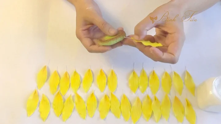 DIY | Easy Way to Make Sunflower from Clay | Flower Clay Tutorial (part 2/5)