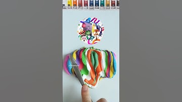 When I Mixing Color (Inside Out 2) part 2 #colormixing #satisfying #insideout2 #mixingcolor