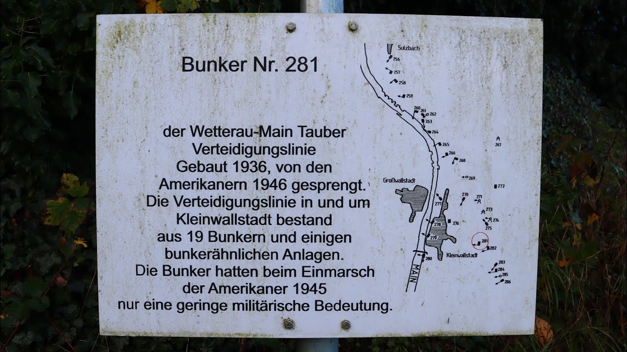 Folge 59: Die Wetterau-Main-Tauber-Stellung (WMT-Stellung) bei Kleinwallstadt ~ NEUE VERSION