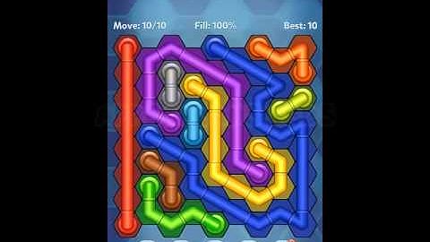 Pipe Lines: Hexa  Size 9 Mania Level 61-70 Solution
