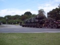 Przejazd konwoju wojskowego w Warszawie