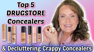 Top 5 DRUGSTORE CONCEALERS For Over 40 &amp; Decluttering Aging Makeup