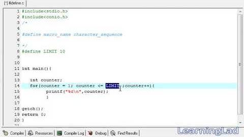 33   #define PreProcessor Directive in C Programming Language Video Tutorial