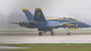 Blue Angel 7 Departing Mitchell International Airport Mke