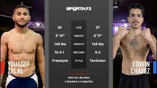Sparta 93 MMA: Youssef Zalal v Edwin Chavez