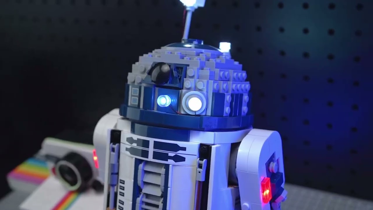 Vonado LED light 75379 set is suitable for R2-D2 robot building blocks