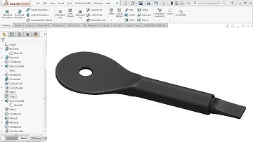 Pocket Screw Driver - SolidWorks Tutorial