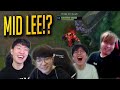 LEE SIN MID!? FAKER WHAT WAS THAT? - Random Stream Highlights (Translated)