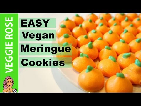 Easy Vegan Meringue Cookies | Yummy Vegan Food #7