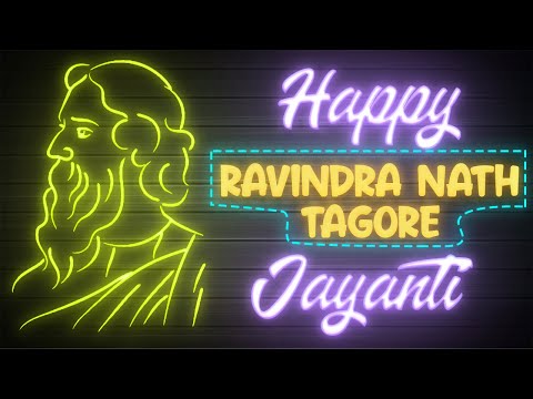 Rabindranath jayanti status 2020| RavindraNath Tagore Jayanti WhatsApp status| Tagore status