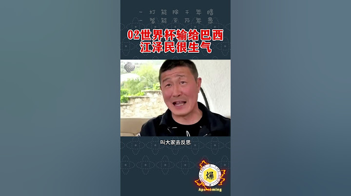 【郝海东】02世界杯输给巴西江泽民很生气！中国第一次进世界杯，输了三场，江志成不开心江泽民就让米卢和队员都要反思... #郝海东 #足球 #世界杯 #中国足球