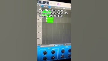 How to make your drums/snare echo in Logic Pro #producer #logicprox #logicpro #twentyonepilots