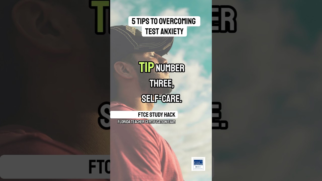 FTCE 60 Sec Study Hack: 5 Tips to Overcoming Test Anxiety? #ftce FTCE 60 Sec Study Hack: 5 Tips to Overcoming Test Anxiety? #ftce