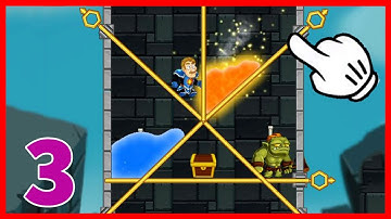 Hero Rescue How To Loot & Kill The Goblin Part 3 | Pull the Pin (Android,iOS)