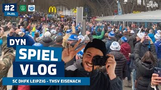 Dyn Spiel Vlog: Leipzig vs. Eisenach - Sonderzug, Fanmarsch & Spannung pur | Dyn Handball