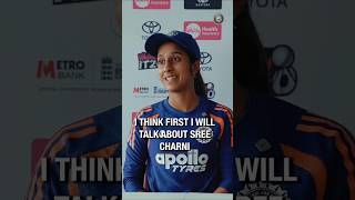 Jemimah Rodrigues Talk about shree charani &amp; nandni sharma special#teamindia #shortsvideo