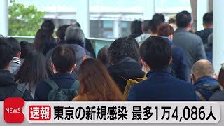 東京の新規感染 最多1万4,086人（2022年1月26日）